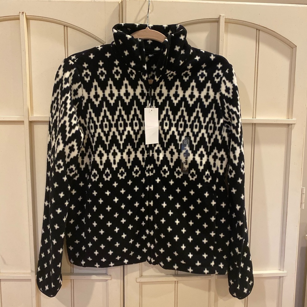 UNIQLO Women’s Printed Fleece Full-Zip Jacket